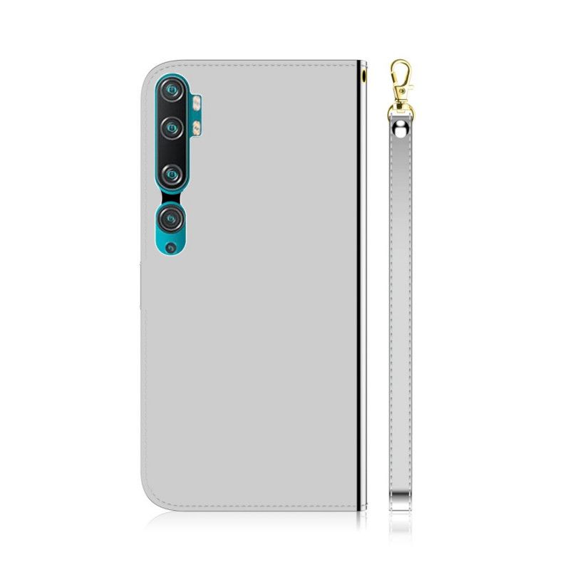 Housse Xiaomi Mi Note 10 / Note 10 Pro Simili Cuir Couverture Miroir