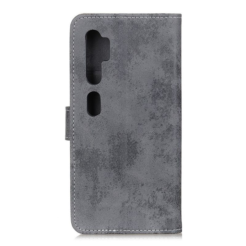 Housse Xiaomi Mi Note 10 / Note 10 Pro Simili Cuir Vintage