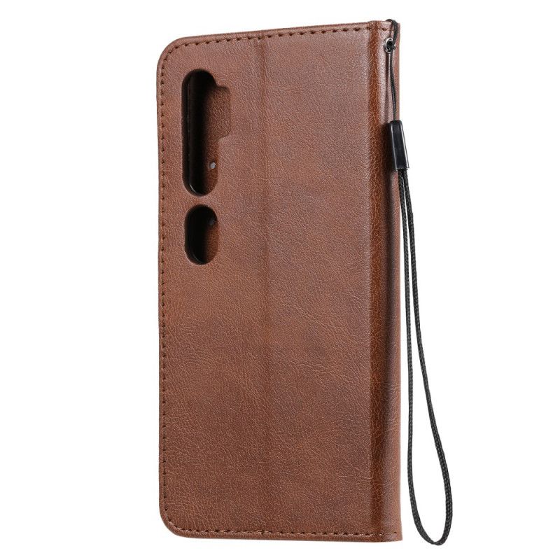 Housse Xiaomi Mi Note 10 / Note 10 Pro Style Cuir À Lanière