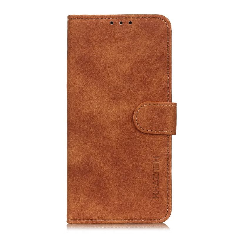 Housse Xiaomi Poco F2 Pro Effet Cuir Vintage Khazneh