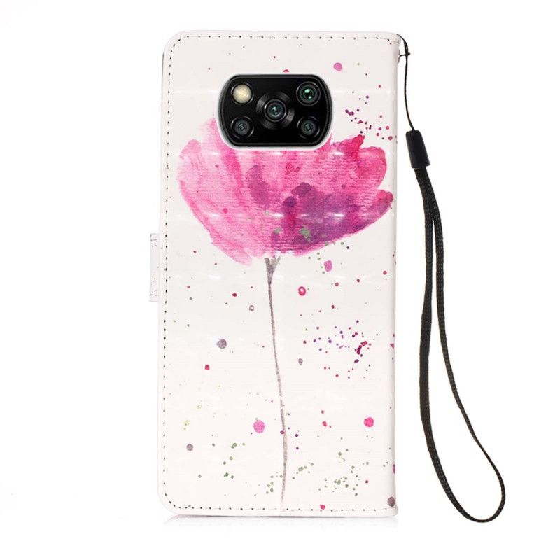 Housse Xiaomi Poco X3 Coquelicot Aquarelle