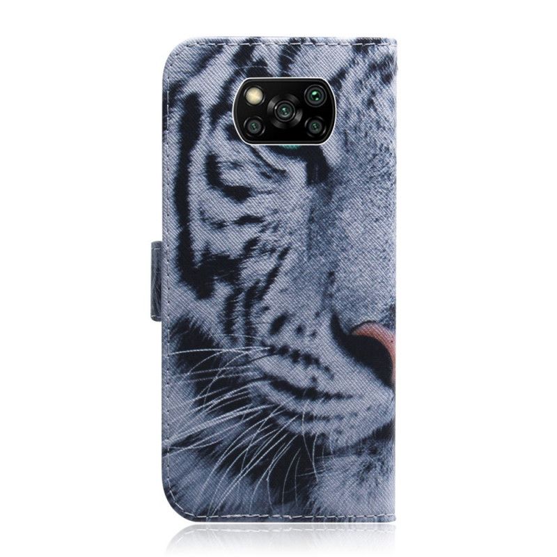 Housse Xiaomi Poco X3 Face De Tigre