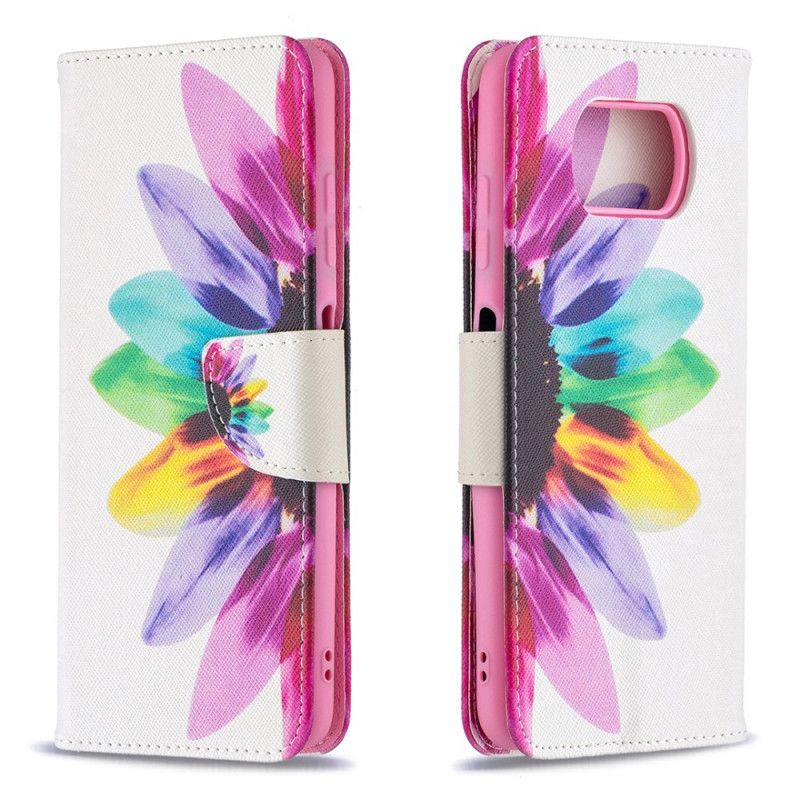 Housse Xiaomi Poco X3 Fleur Aquarelle