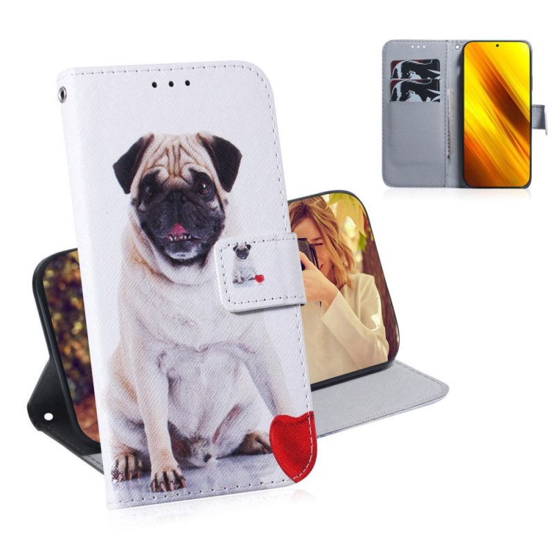 Housse Xiaomi Poco X3 Pug Dog