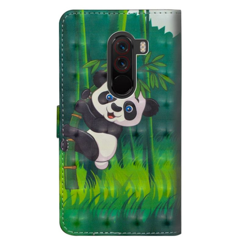 Étui Housse Xiaomi Pocophone F1 Panda Et Bambou