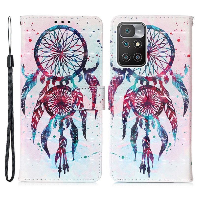 Housse Xiaomi Redmi 10 Attrape Rêves Aquarelle