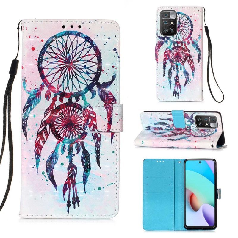 Housse Xiaomi Redmi 10 Attrape Rêves Aquarelle