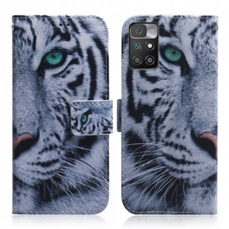 Housse Xiaomi Redmi 10 Face De Tigre