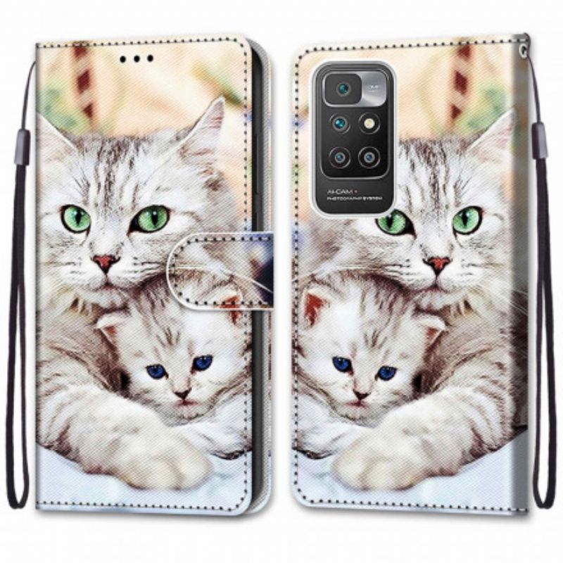 Housse Xiaomi Redmi 10 Famille De Chats