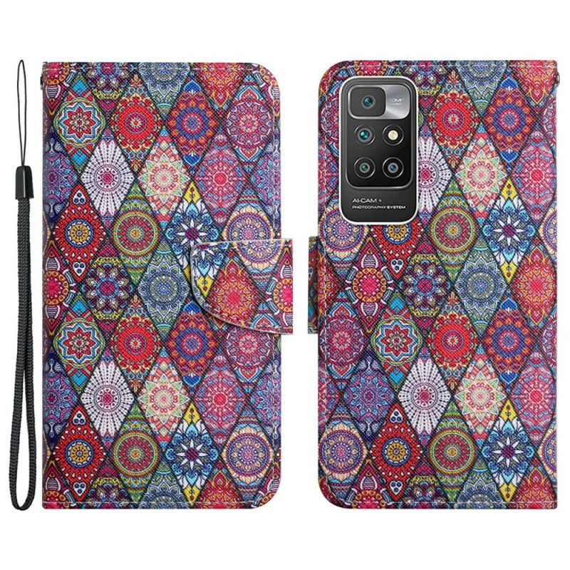 Housse Xiaomi Redmi 10 Motif Tapisserie Coloré