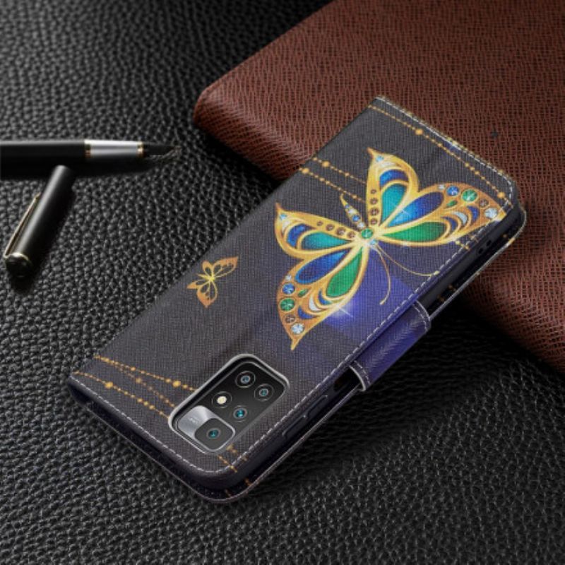 Housse Xiaomi Redmi 10 Précieux Papillons
