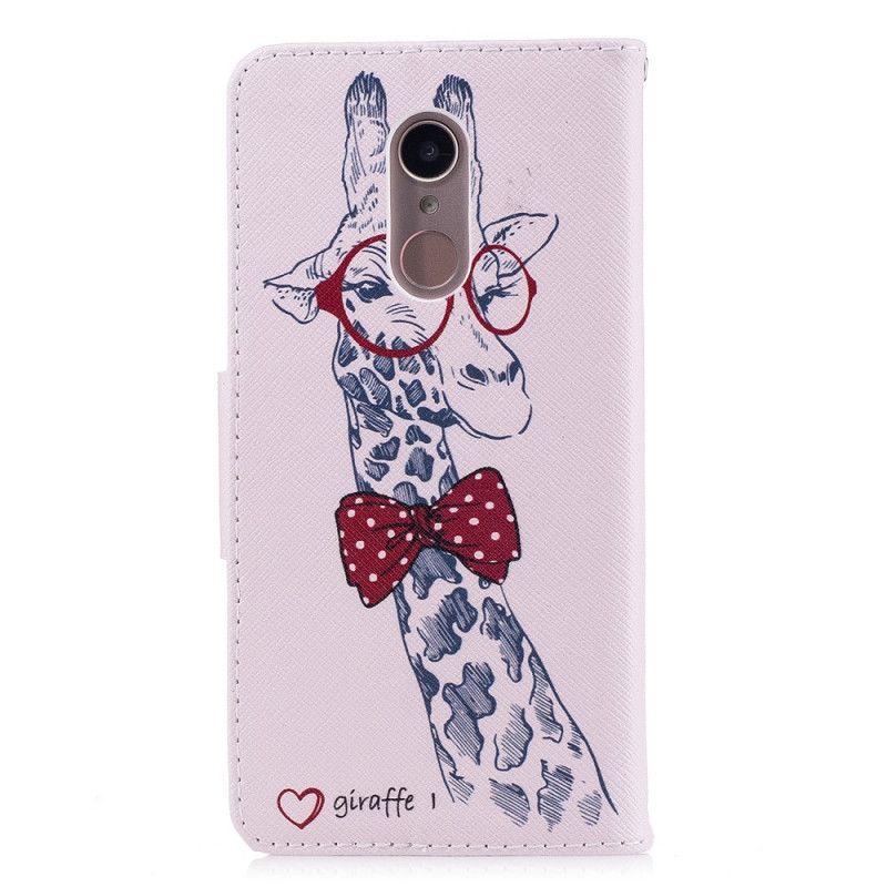 Housse Xiaomi Redmi 5 Girafe Intello