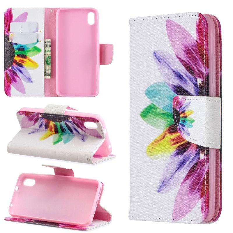 Housse Xiaomi Redmi 7a Fleur Aquarelle