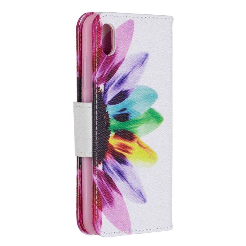 Housse Xiaomi Redmi 7a Fleur Aquarelle