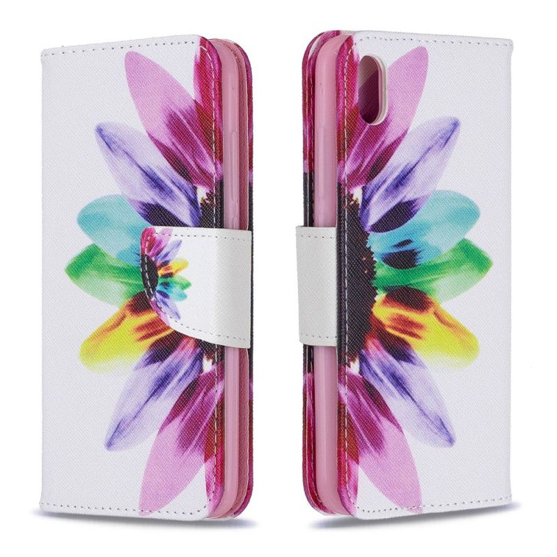 Housse Xiaomi Redmi 7a Fleur Aquarelle