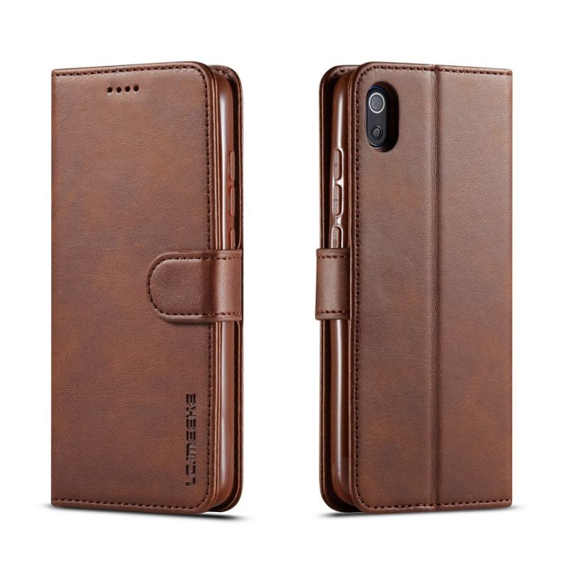 Housse Xiaomi Redmi 7a Lc.imeeke Effet Cuir