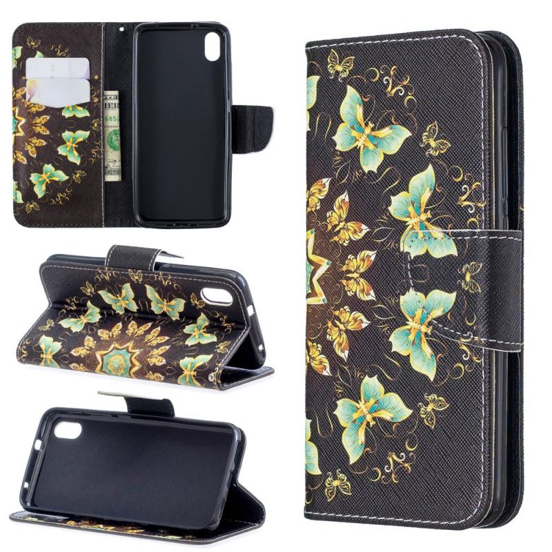 Housse Xiaomi Redmi 7a Mandala Papillons