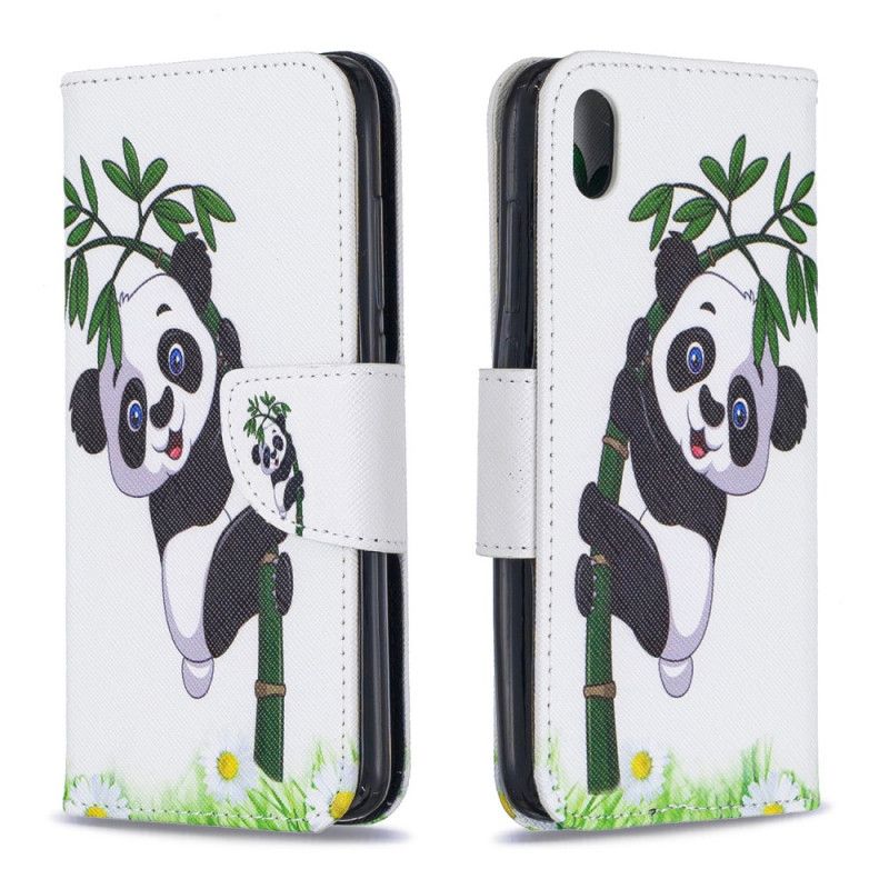 Housse Xiaomi Redmi 7a Panda Sur Le Bambou