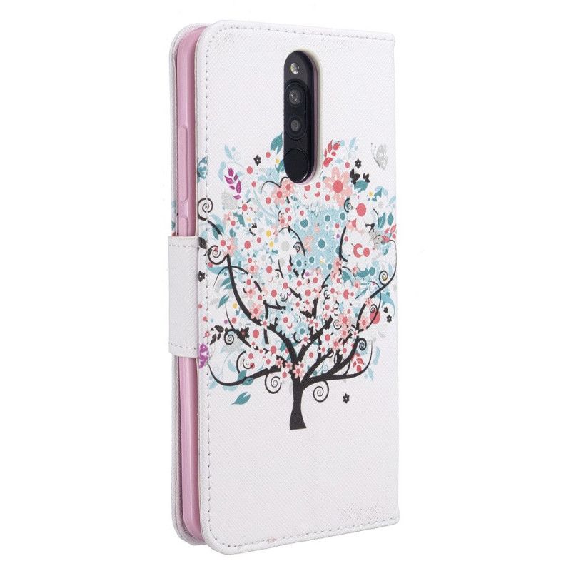 Étui Housse Xiaomi Redmi 8 Flowered Tree