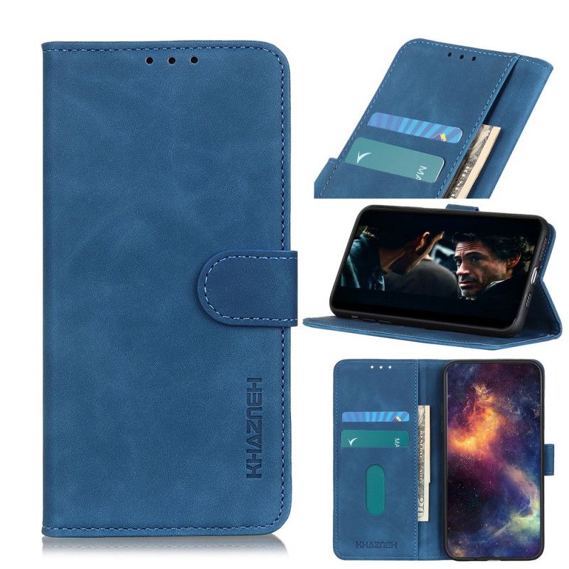 Housse Xiaomi Redmi 8 Matte Effet Cuir Vintage Khazneh