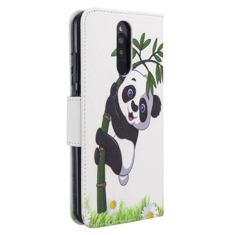 Housse Xiaomi Redmi 8 Panda Sur Le Bambou