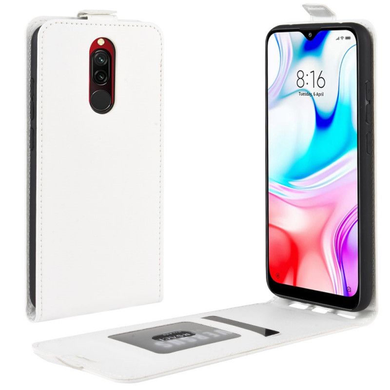 Housse Xiaomi Redmi 8 Rabattable Effet Cuir