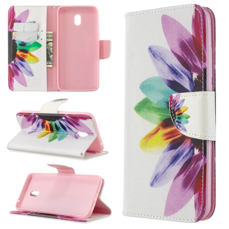 Housse Xiaomi Redmi 8a Fleur Aquarelle