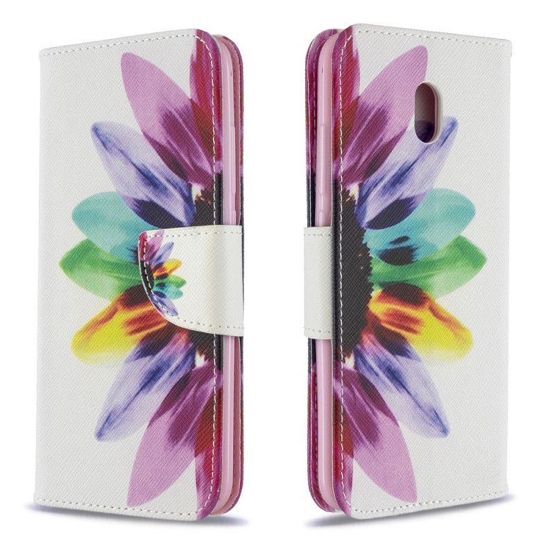 Housse Xiaomi Redmi 8a Fleur Aquarelle