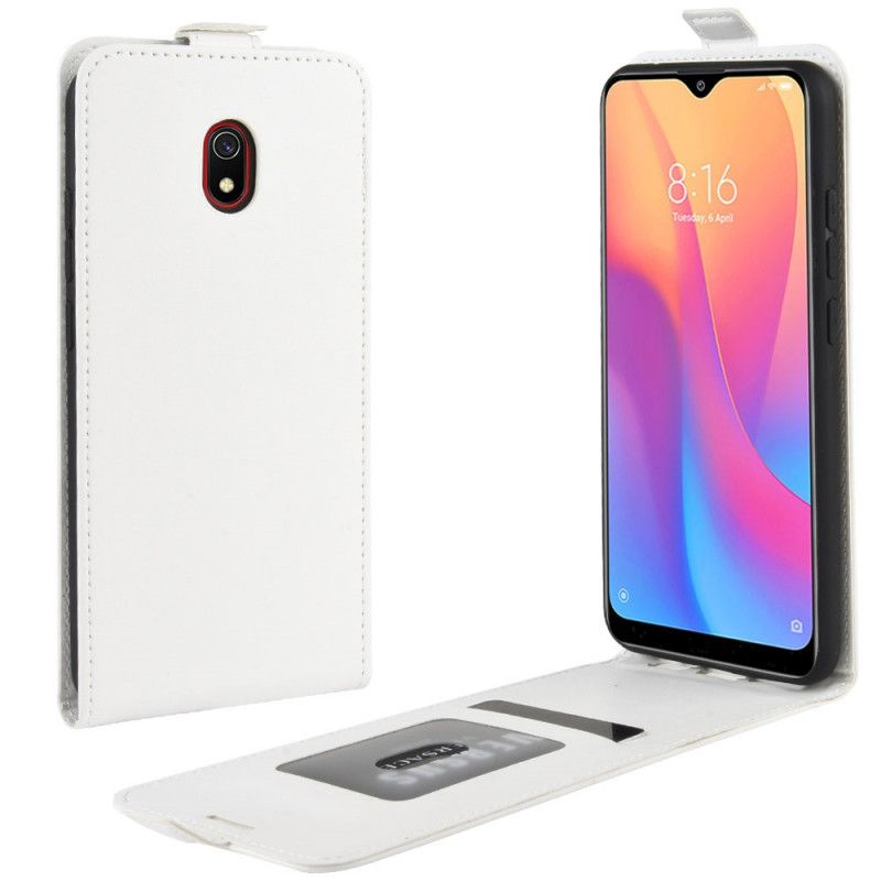 Housse Xiaomi Redmi 8a Rabattable Effet Cuir