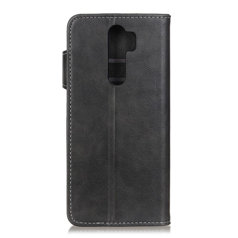 Housse Xiaomi Redmi 9 Artistique Couture Bouton