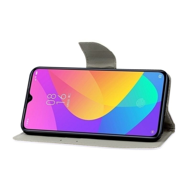 Housse Xiaomi Redmi 9 Chaton Couleur À Lanière