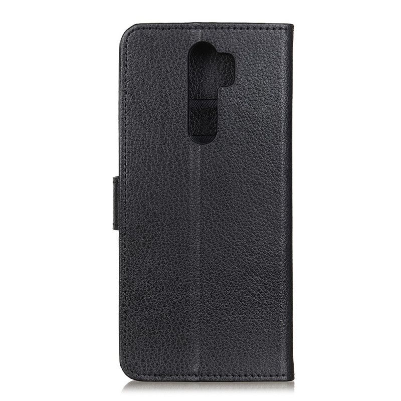 Housse Xiaomi Redmi 9 Effet Cuir Litchi Premium