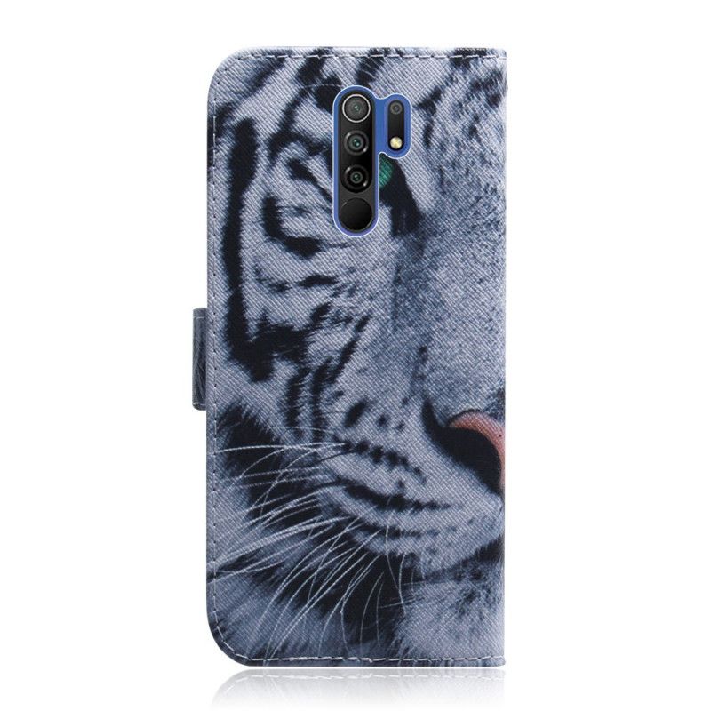 Housse Xiaomi Redmi 9 Face De Tigre