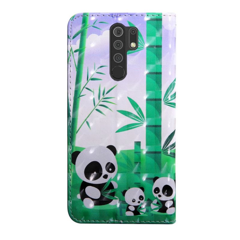 Housse Xiaomi Redmi 9 Famille De Panda
