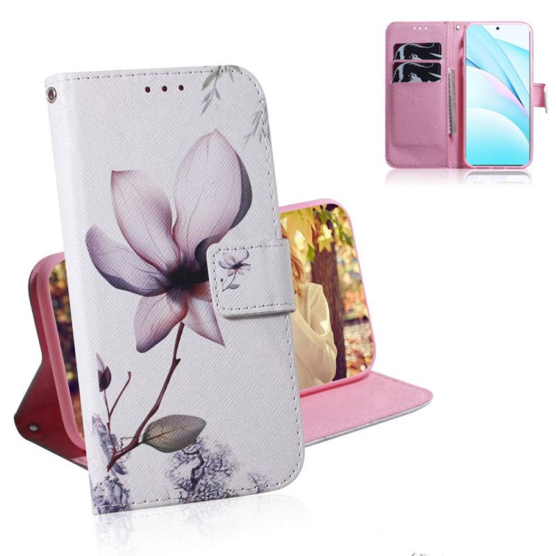 Housse Xiaomi Redmi 9 Fleur Vieux Rose