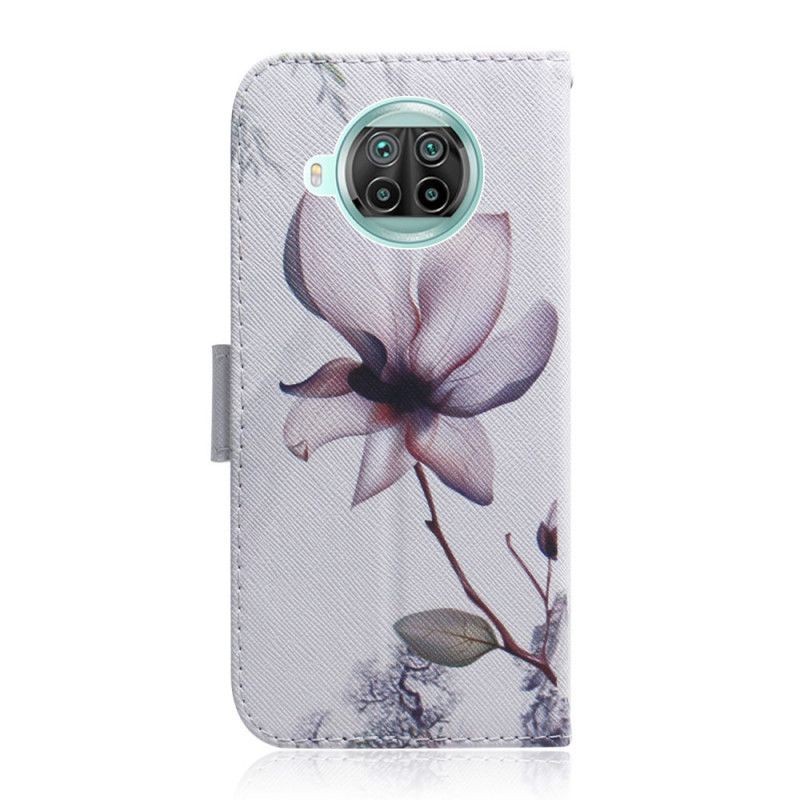 Housse Xiaomi Redmi 9 Fleur Vieux Rose