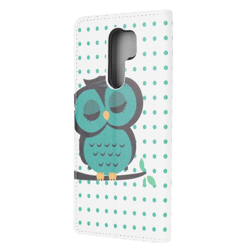 Housse Xiaomi Redmi 9 Hibou Endormi