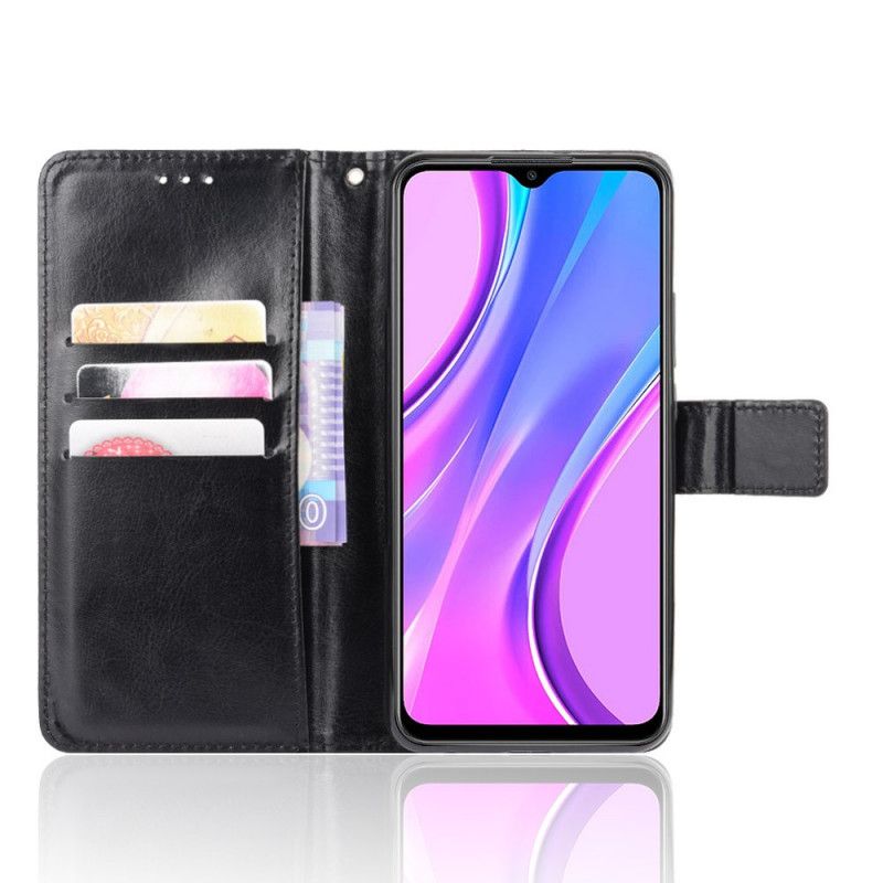 Housse Xiaomi Redmi 9 Simili Cuir Flashy