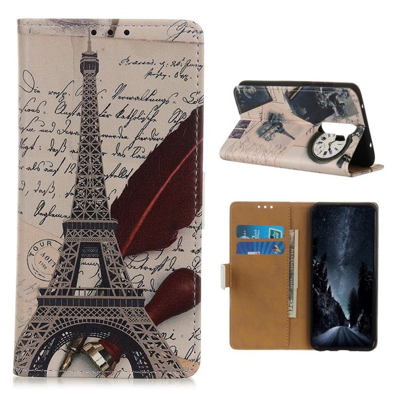 Housse Xiaomi Redmi 9 Tour Eiffel Du Poète