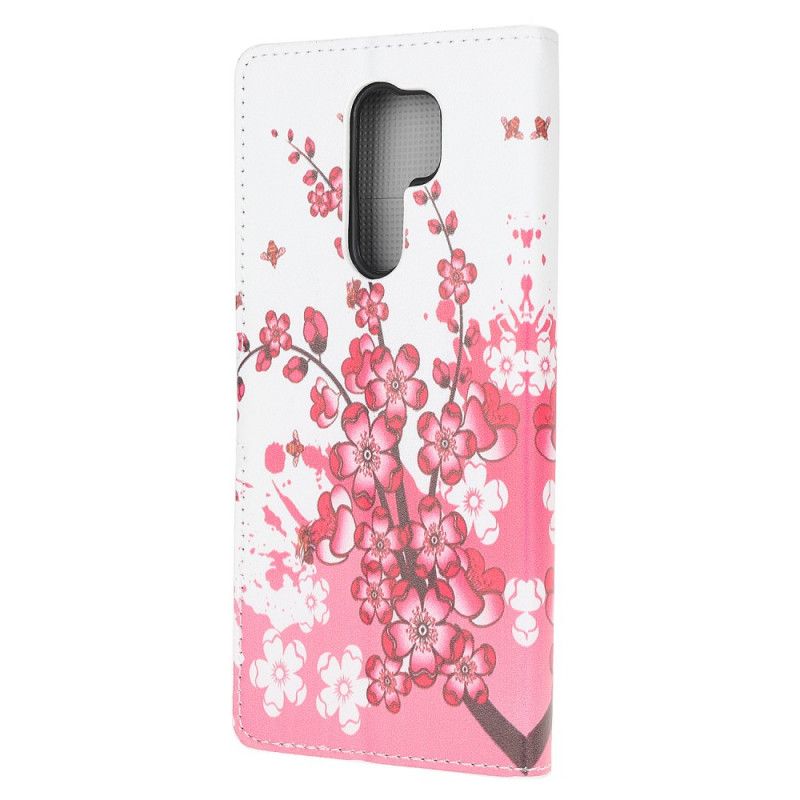 Housse Xiaomi Redmi 9 Tropical Flowers