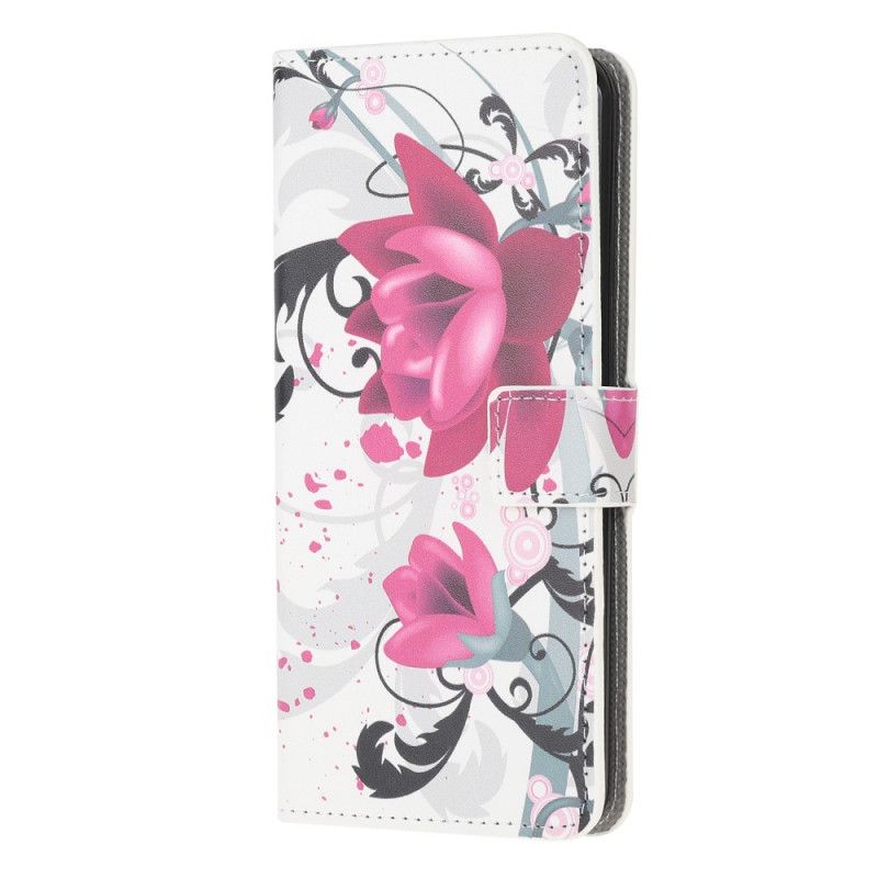 Housse Xiaomi Redmi 9 Tropical Flowers