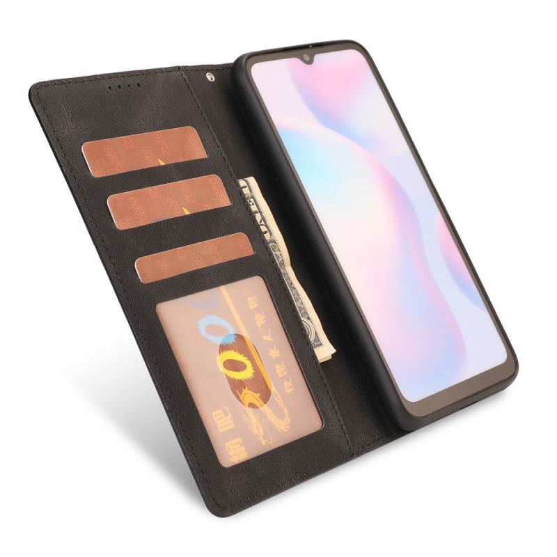 Housse Xiaomi Redmi 9a Effet Cuir Surface Mate