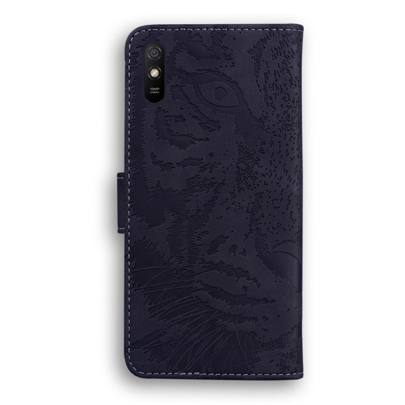 Housse Xiaomi Redmi 9a Empreinte Face De Tigre