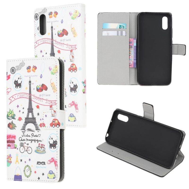 Housse Xiaomi Redmi 9a J'adore Paris