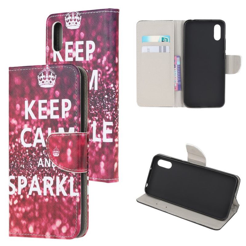 Housse Xiaomi Redmi 9a Keep Calm And Sparkle