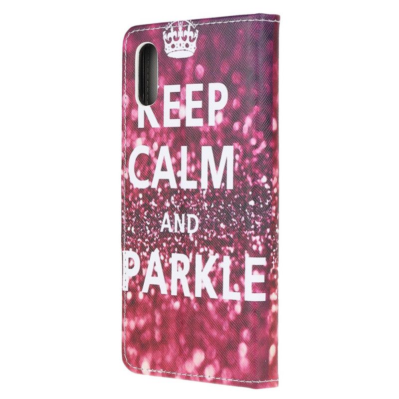 Housse Xiaomi Redmi 9a Keep Calm And Sparkle