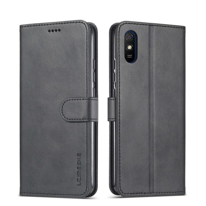 Housse Xiaomi Redmi 9a Lc.imeeke Effet Cuir