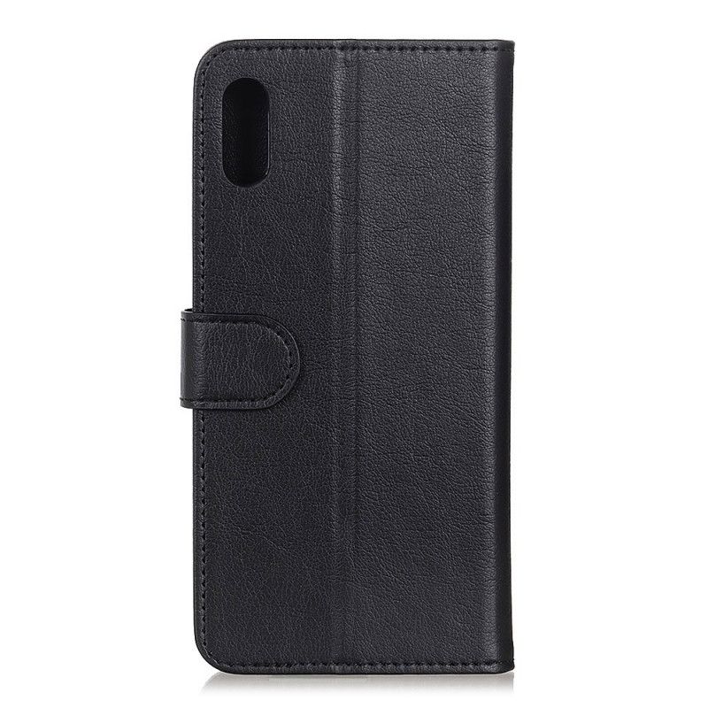 Housse Xiaomi Redmi 9a Texture Cuir Litchi