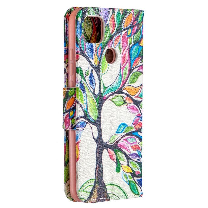 Housse Xiaomi Redmi 9c Arbre Coloré