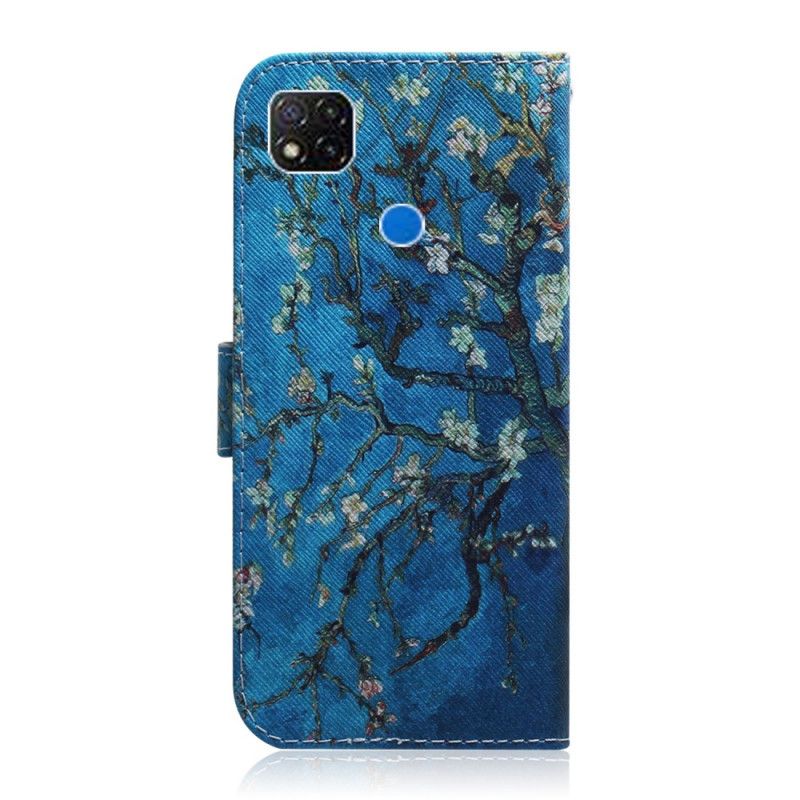 Étui Housse Xiaomi Redmi 9c Branche D'arbre Fleuri